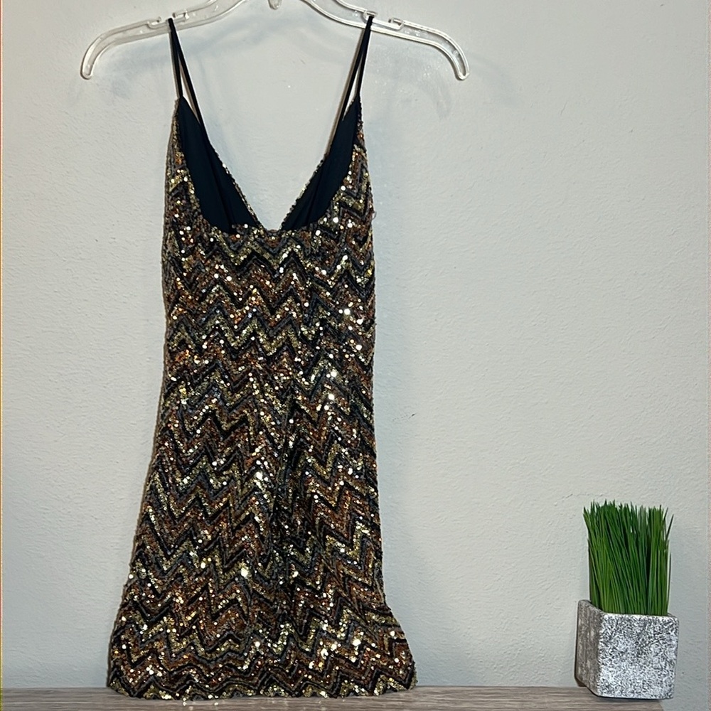 Superdown Revolve Sequin Surplice Chevron Sleevel… - image 6